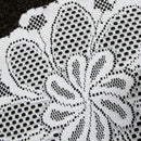 Blossom White Set of 2 Polyester Lace Table Doilies 36 cm Diameter - RnR Galore