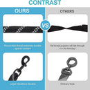 Blue 3 - in - 1 Tangle - Free Dog Leash for 1 - 3 Dogs - Heavy Duty Bungee Coupler with Reflective Stitching & Padded Handle - RnR Galore