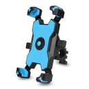Blue and Black Secure Grip Bike Phone Mount - Adjustable 360 Rotation Bicycle Handlebar Holder, Universal Cradle for MTB & Road Cycling - RnR Galore