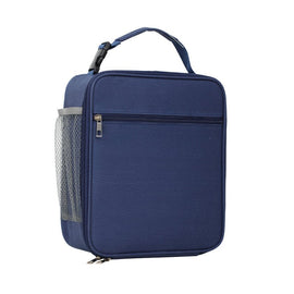 Blue Insulated Lunch Bag with Shoulder Strap - Portable & Large Capacity Thermal Bento Tote - RnR Galore
