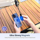 Blue Magnetic Phone Umbrella Sun Shade - Clear Outdoor Screen Visor, Anti - Glare Mini Parasol for iPhone - RnR Galore