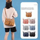 Blue Multi - Pocket Lightweight Nylon Crossbody Bag – Stylish, Functional, and Spacious Shoulder Bag for Women - RnR Galore