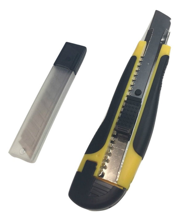 BOX CUTTER & BLADES Knife Retractable Blade Snap Off Razor 18mm Durable Opener - RnR Galore