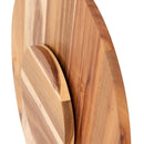 Bread and Butter 18 Inch Wooden Lazy Susan Tray - Trees - RnR Galore