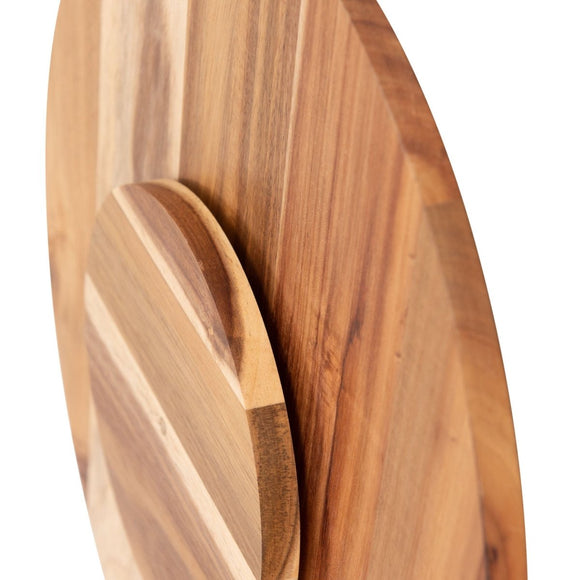 Bread and Butter 18 Inch Wooden Lazy Susan Tray - Trees - RnR Galore
