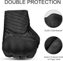 Breathable Mesh Motorcycle Gloves Touchscreen with TPR Palm Pad Hard Knuckle - Black - XLarge - RnR Galore