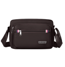 Brown Dual - Style Men's Oxford Cloth Crossbody Bag Bundle - Oxford Cloth Business Shoulder Bag, Multi - Functional Large Capacity, Fits 8 - inch Tablet - RnR Galore
