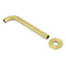 Brushed Gold Round 250mm Spout For Bathroom Tub Wall Mounted Water Filler Outlet - RnR Galore