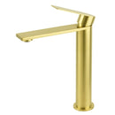 Brushed Gold Stainless Steel Tall Basin Mixer Vanity Sink Faucet Laundry Spout - RnR Galore