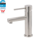 Brushed Nickel Basic Round Bathroom Basin Mixer Laundry Vanity Sink Faucet Tap - RnR Galore