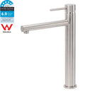 Brushed Nickel Classic Round Bathroom Basin Straight Spout Mixer Sink Faucet Tap - RnR Galore