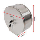 Brushed Stainless Steel Wall Mounted Toilet Paper Towel Dispenser - RnR Galore