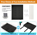 CARLA HOME 2 Pack Pull Out Cabinet Organizer Expandable for Cabinets with Adjustable Slide Out Shelves and Easy Installation (Black) - RnR Galore