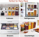 CARLA HOME 8 Piece Airtight Food Storage Containers Set with Lids & Labels for Kitchen Storage - RnR Galore