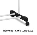 CARLA HOME Folding 3 Tier Clothes Laundry Drying Rack with Stainless Steel Tubes for Indoor & Outdoor Home - RnR Galore