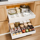 CARLA HOME Pack Pull Out Cabinet Organizer Expandable for Cabinets with Adjustable Slide Out Shelves and Easy Installation (White) - RnR Galore