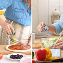 CARLA HOME Rotating Spice Rack Organizer with 20 Glass Jars for Kitchen Countertop - RnR Galore