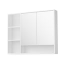 Cefito Bathroom Mirror Cabinet 100CM Vanity Medicine Wall Mounted Storage White - RnR Galore