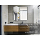 Cefito Bathroom Mirror Cabinet 750x720mm White - RnR Galore