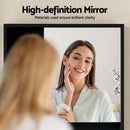 Cefito Bathroom Mirror Cabinet Mirrored Medicine Adjustable Shelf Wall Mounted 560mm Black - RnR Galore