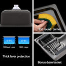 Cefito Kitchen Sink 61X43CM Stainless Steel Basin Single Bowl Black Drain Basket - RnR Galore