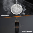 Cefito Kitchen Sink 77x45cm Granite Stone Sink Double Bowl Black - RnR Galore
