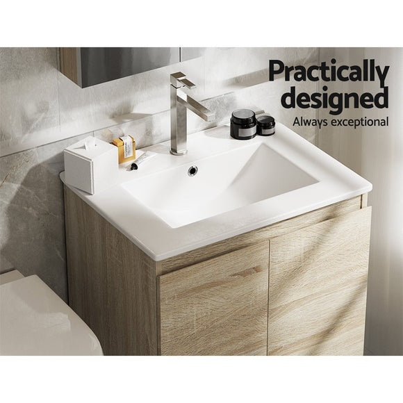 Cefito Vanity Unit 600mm with Basin Oak - RnR Galore