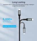 CHOETECH XCC - 1040 USB - C M to M 240W Super Fast Speed Gen3 Cable 1.2M - RnR Galore