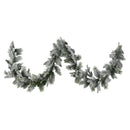 Christabelle 2.7m Christmas Garland Snowy with LED Lights Stamford Spruce Tree Decoration Ornament - RnR Galore