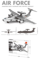 Christmas gift KJ2000 Airborne Early Warning Aircraft Building Blocks Set, 199 Pieces Military Model Kit for Kids Aged 6+ & Enthusiasts（KJ2000 early warning aircraft） - RnR Galore