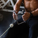 Close Grip Seated Row Handle – Triangle Cable Attachment Bar for Gym Machines - RnR Galore