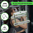 Close Grip Seated Row Handle – Triangle Cable Attachment Bar for Gym Machines - RnR Galore