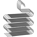 Clothes Hanger 4pcs S Shape Non Slip Multi Layer Trousers Rack Closet Organiser - RnR Galore