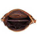 Coffee Womens Soft PU Leather Hobo Bag - Large Casual Tote Handbag with Adjustable Crossbody Strap - RnR Galore