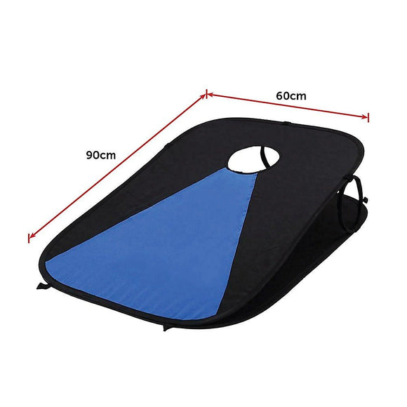 Collapsible Portable Corn Hole Boards With 8 Cornhole Bean Bags, Carry Case - RnR Galore