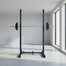 Commercial Squat Rack Adjustable Pair Fitness Exercise Weight Lifting Gym Barbell Stand - RnR Galore