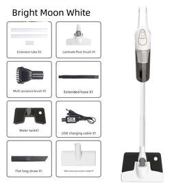 Cordless 2 - in - 1 Handheld & Stick Vacuum Cleaner with Detachable Water Tank & Dust Mite Remover(white) - RnR Galore