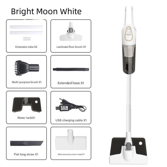 Cordless 2 - in - 1 Handheld & Stick Vacuum Cleaner with Detachable Water Tank & Dust Mite Remover(white) - RnR Galore