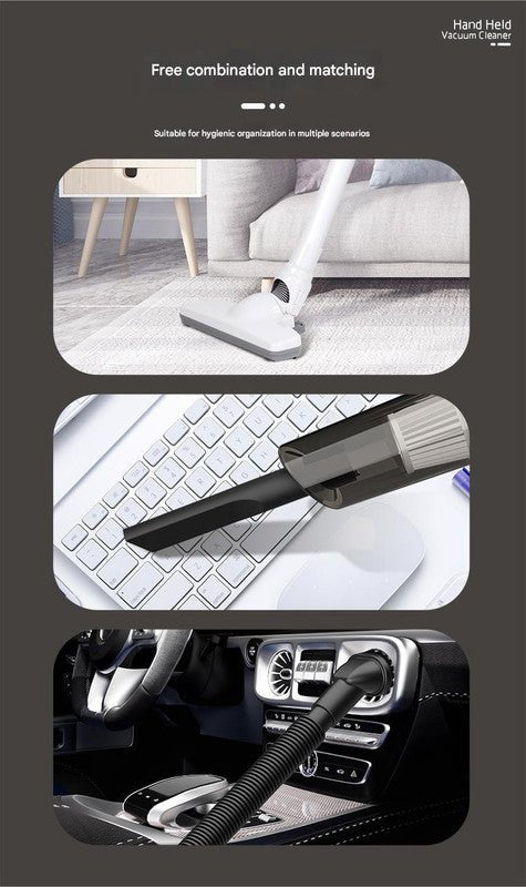 Cordless 2 - in - 1 Handheld & Stick Vacuum Cleaner with Detachable Water Tank & Dust Mite Remover(white) - RnR Galore