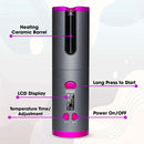Cordless Ceramic Automatic Hair Curler for Portable Hair Styling - RnR Galore