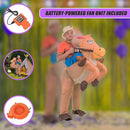 COWBOY Fancy Dress Inflatable Suit - Fan Operated Costume - RnR Galore