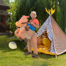 COWBOY Fancy Dress Inflatable Suit - Fan Operated Costume - RnR Galore