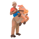 COWBOY Fancy Dress Inflatable Suit - Fan Operated Costume - RnR Galore