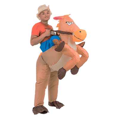 COWBOY Fancy Dress Inflatable Suit - Fan Operated Costume - RnR Galore