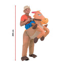 COWBOY Fancy Dress Inflatable Suit - Fan Operated Costume - RnR Galore