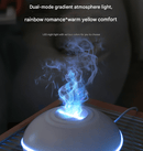 Crack color Mini USB Aromatherapy Diffuser with Flame Projection - Portable Humidifier for Home and Car Use - RnR Galore