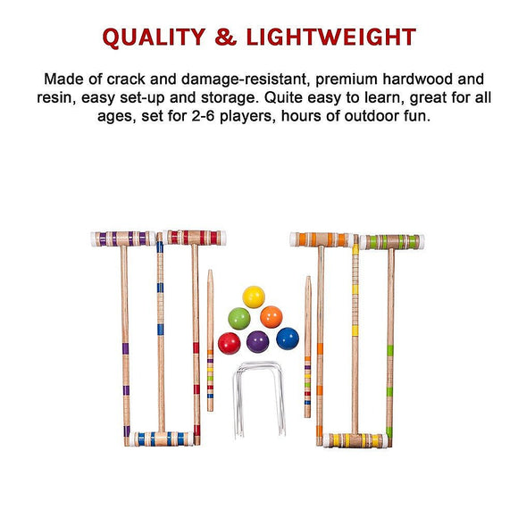 Croquet Set - Up to 6 Players - RnR Galore