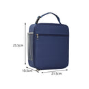 Dark grey Insulated Lunch Bag with Shoulder Strap - Portable & Large Capacity Thermal Bento Tote - RnR Galore
