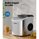Devanti 12kg Ice Maker Machine w/Self Cleaning Silver - RnR Galore