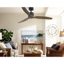 Devanti 52'' Ceiling Fan AC Motor 3 Blades w/Remote - Dark Wood - RnR Galore